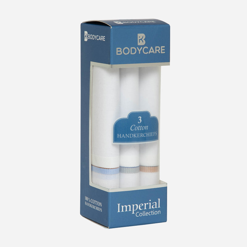 Men Cotton Handkerchief Pack of 3 - Bodycare