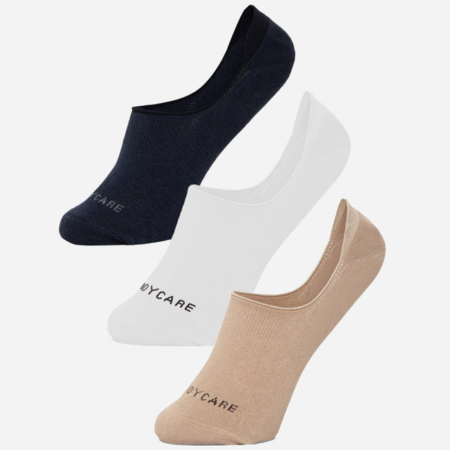 Men Cotton Blend Loafer Socks Stretch Pack of 3 - Bodycare