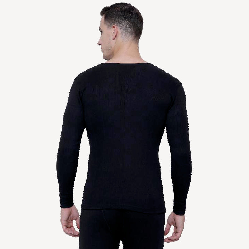 Gold Thermal Top Men Round Neck Full Sleeves
