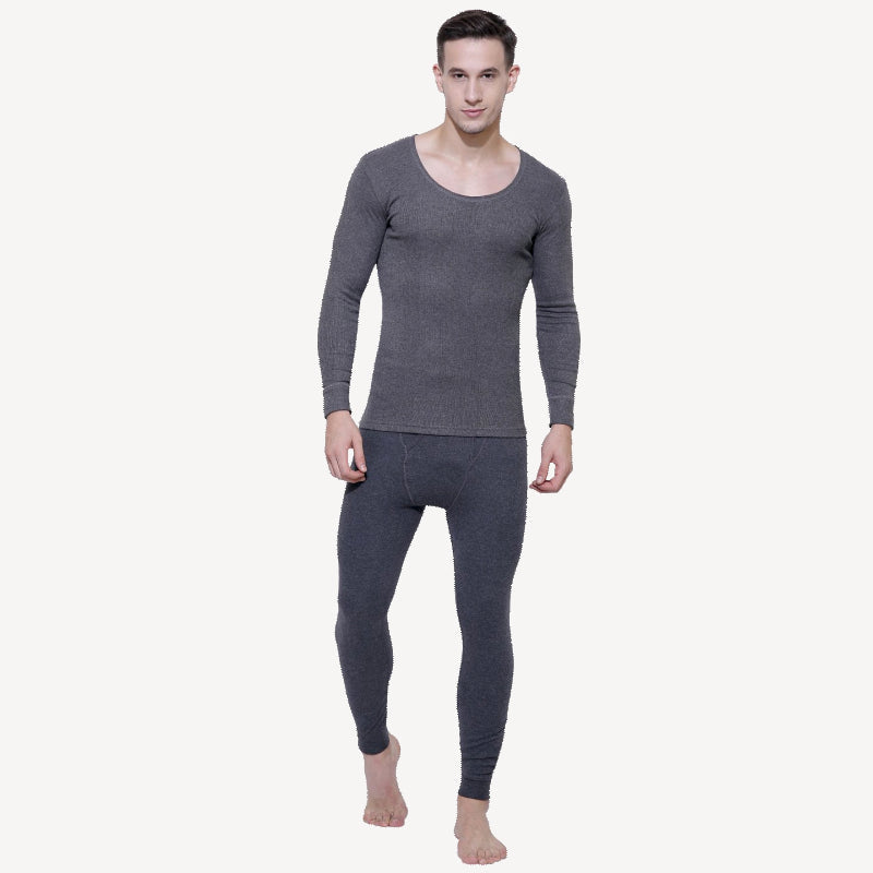 Gold Thermal Top Men Round Neck Full Sleeves