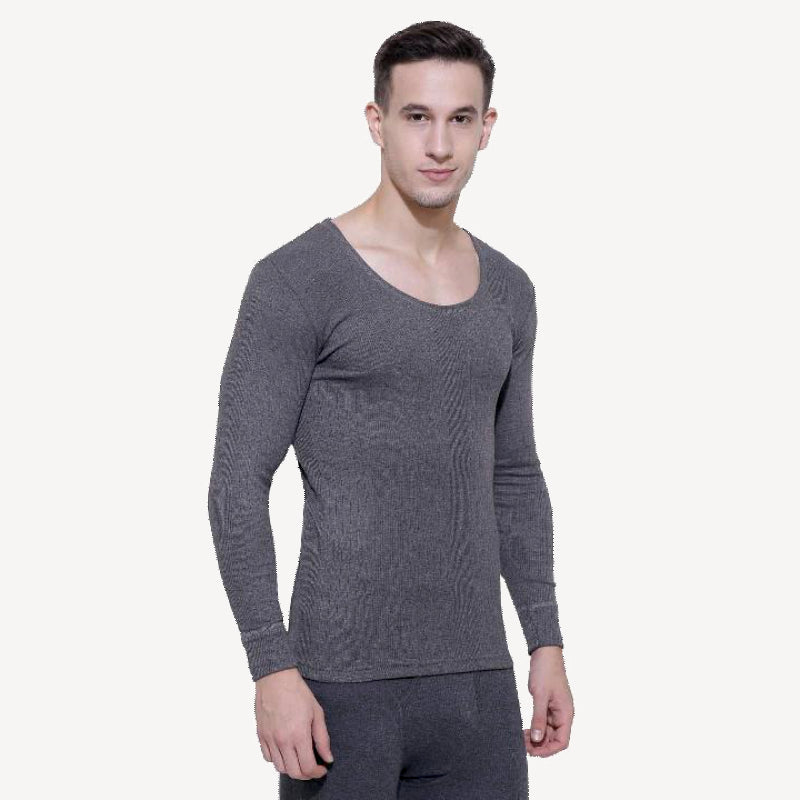 Gold Thermal Top Men Round Neck Full Sleeves