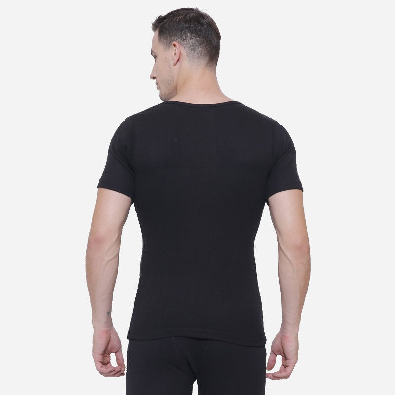 Gold Bodycare Thermal Men Top Round Neck Half Sleeves