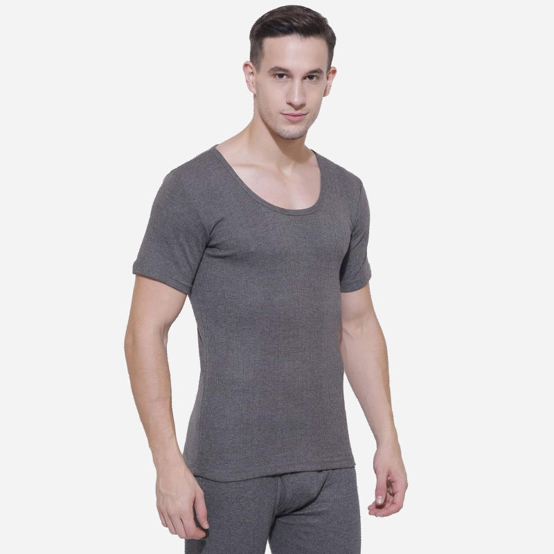 Gold Bodycare Thermal Men Top Round Neck Half Sleeves