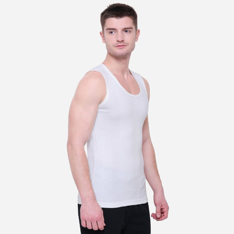 Men Thermal Top Round Neck Sleeveless - Bodycare