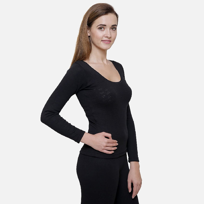 Gold Bodycare Thermal Top Women Round Neck 3/4 Sleeves