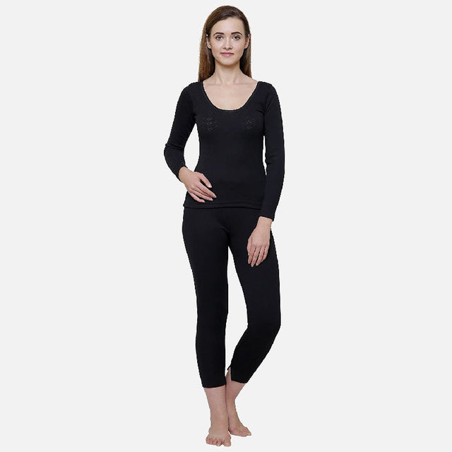 Women Thermal Top Round Neck Full Sleeves - Bodycare