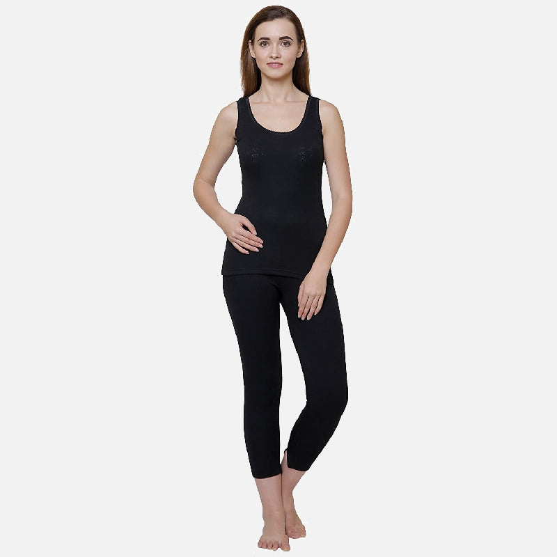 Women Thermal Top Round Neck Sleeveless - Bodycare