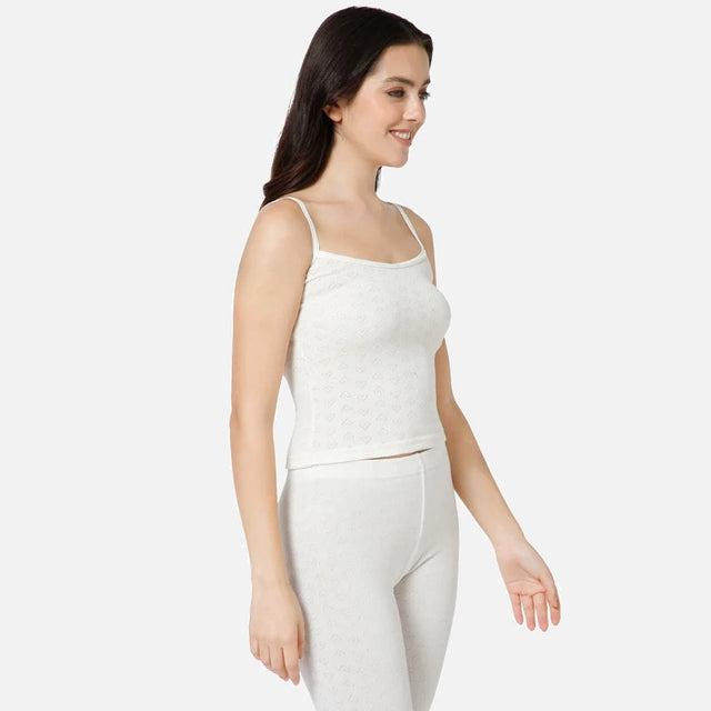 Women Thermal Top Round Neck Sleeveless - Bodycare