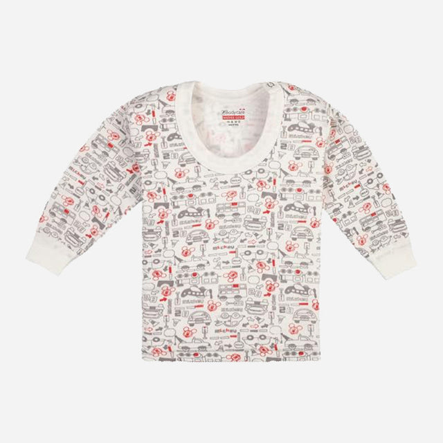 Boys Mickey & Friends Thermal Top Round Neck Full Sleeves - Bodycare