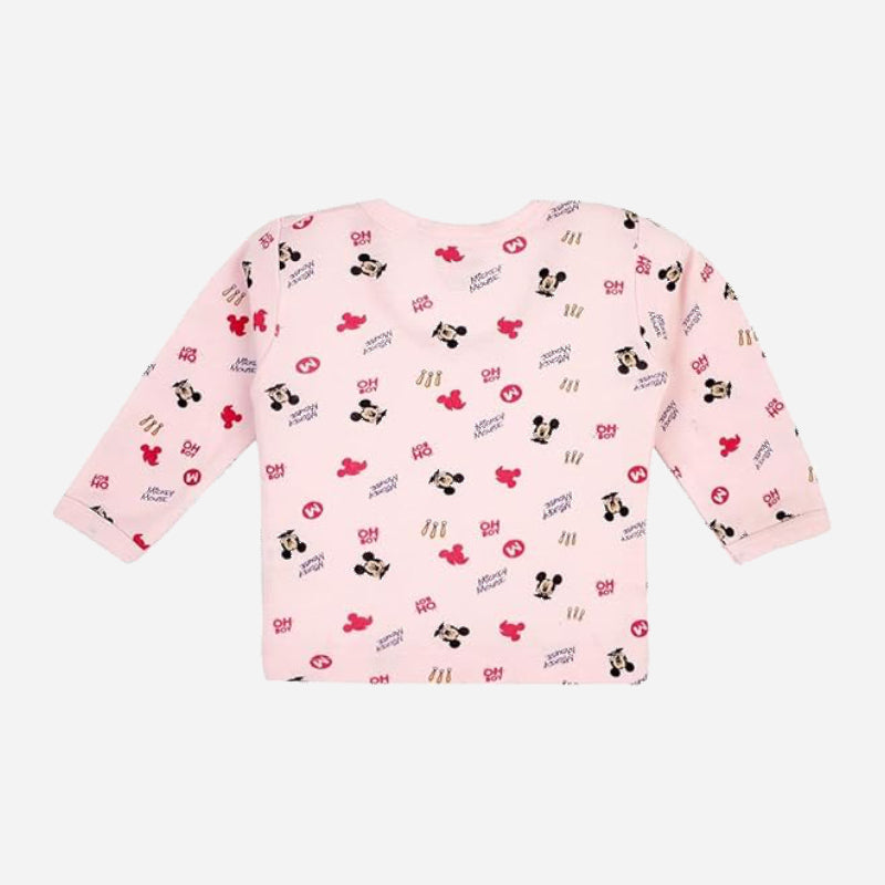 Gold Bodycare Mickey & Friends Boys Cotton Thermal Top Round Neck Full Sleeves Top
