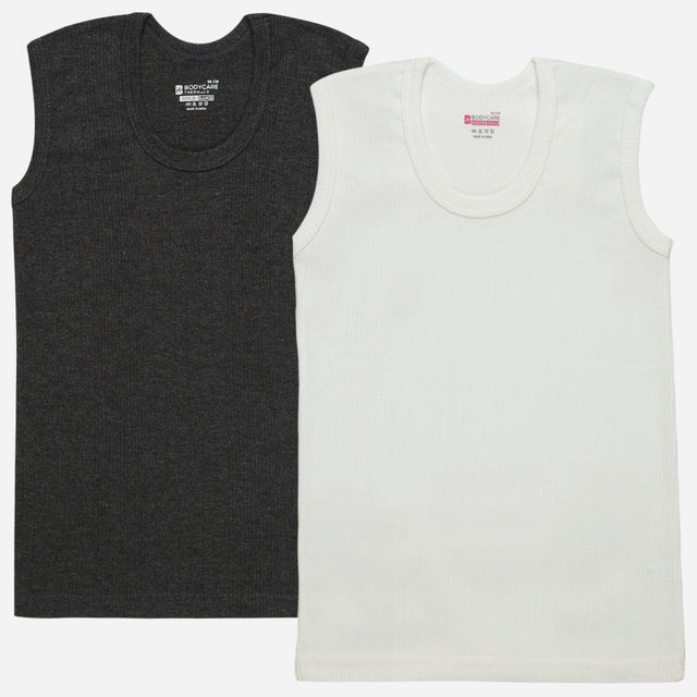 Boys Thermal Top Round Neck Sleeveless Pack of 2 - Bodycare