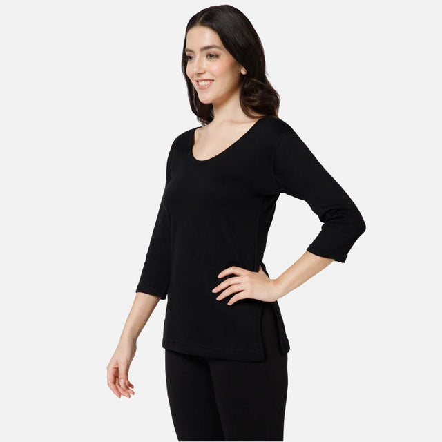 Women Thermal Top Round Neck Full Sleeves Pack of 1 - Bodycare