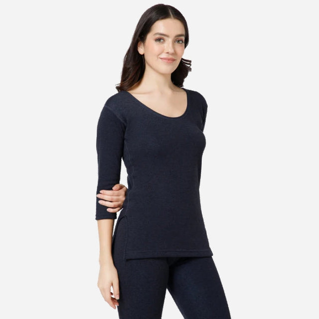 Women Thermal Top Round Neck Full Sleeves Pack of 1 - Bodycare