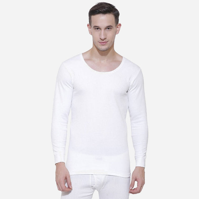Men Antibacterial Thermal Top Round Neck Full Sleeves - Bodycare