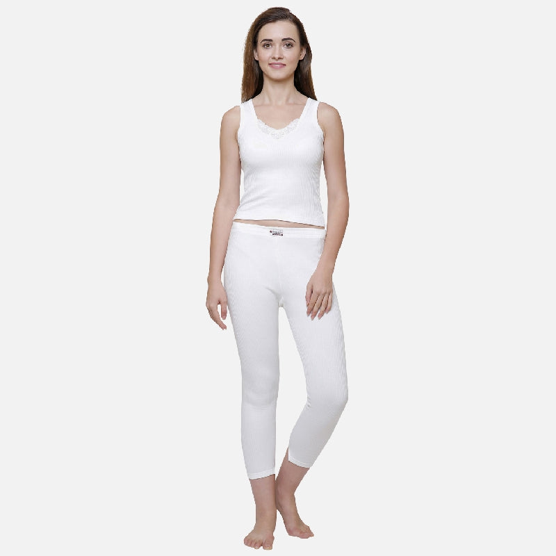Women Antibacterial Thermal Top Round Neck Sleeveless - Bodycare