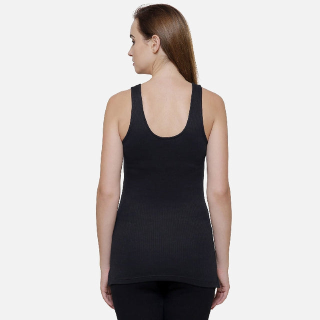 Women Antibacterial Thermal Top Round Neck Sleeveless - Bodycare