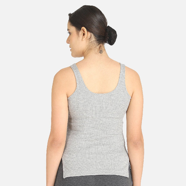 Women Antibacterial Thermal Top Round Neck Sleeveless - Bodycare