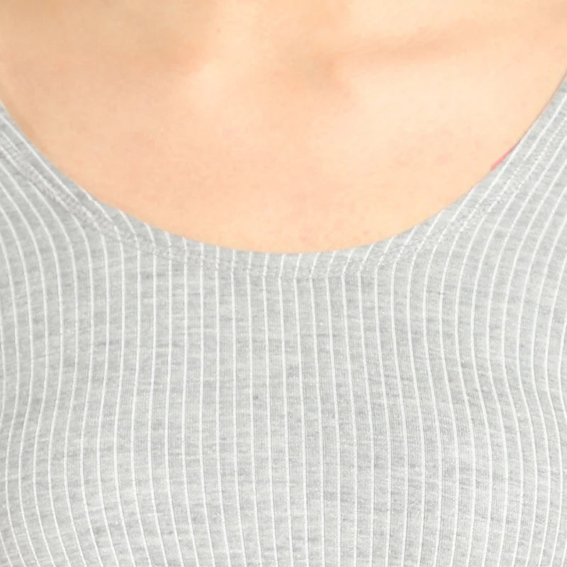 Quilt Bodycare Antibacterial Thermal Women Top Round Neck Full Sleeves