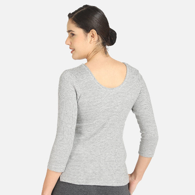 Women Thermal Top Round Neck Full Sleeves Pack of 1 - Bodycare