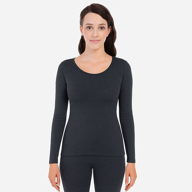 Women Thermal Top Round Neck Full Sleeves - Bodycare