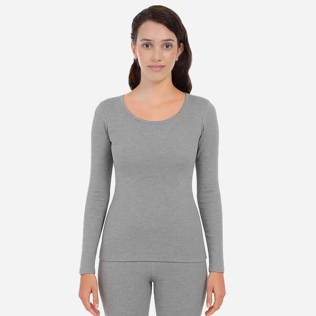 Women Thermal Top Round Neck Full Sleeves - Bodycare