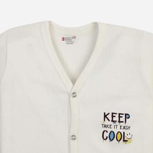 Unisex Antibacterial Thermal Top Front Open Full Sleeves - Bodycare