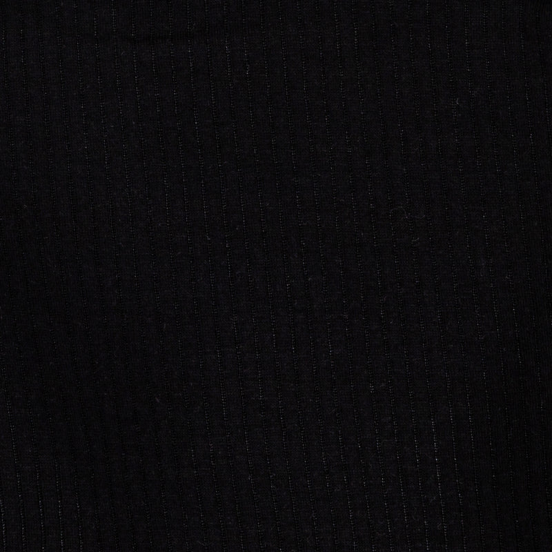 Bodycare Thermal Unisex Top High Neck Full Sleeves Solid Black