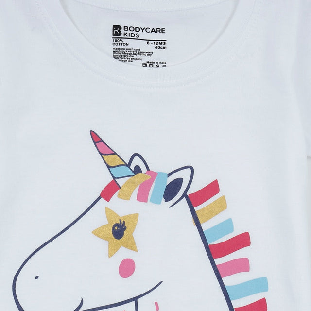Baby Girls 100% Cotton T-Shirt - Bodycare