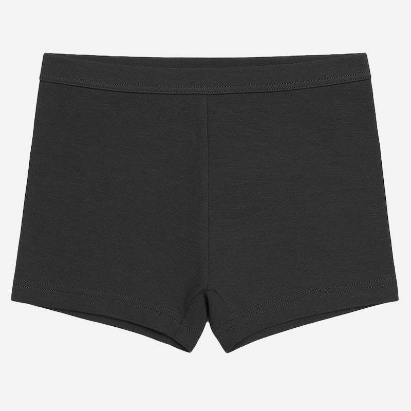 Bodycare Girls Boyshorts Solid Black & Purple Pack Of 2