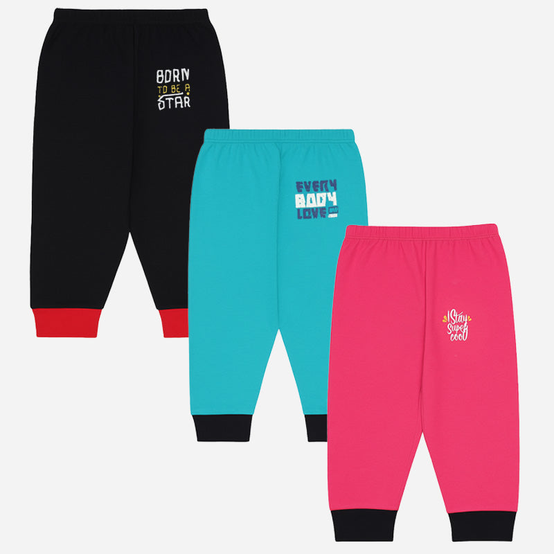 Bodycare Unisex Solid Pajami Pack Of 3