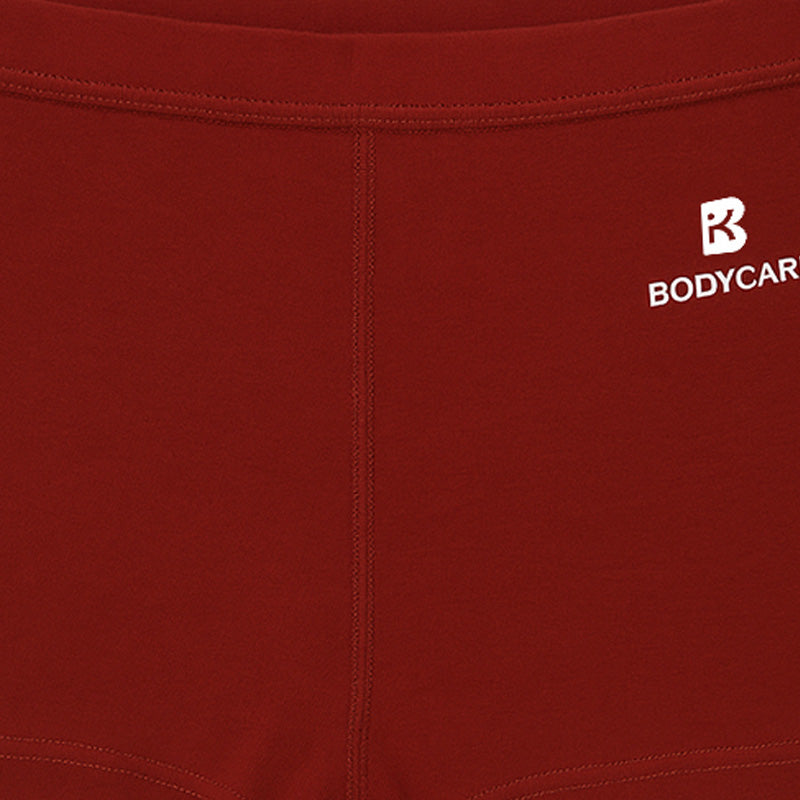 Bodycare Girls Boyshorts Solid Maroon & Blue Pack Of 2
