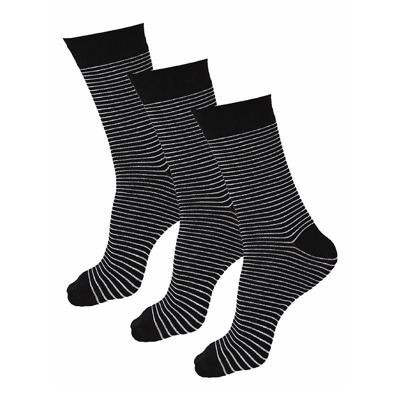 Bodycare Mens Solid Mid Calf Length Socks Pack Of 3