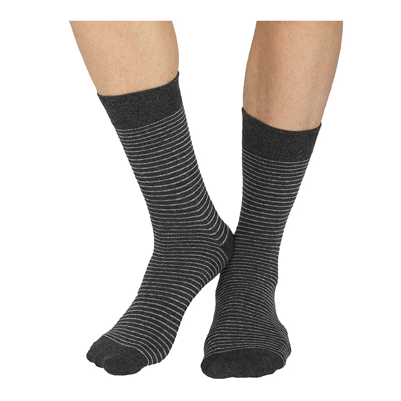 Bodycare Mens Solid Mid Calf Length Socks Pack Of 3