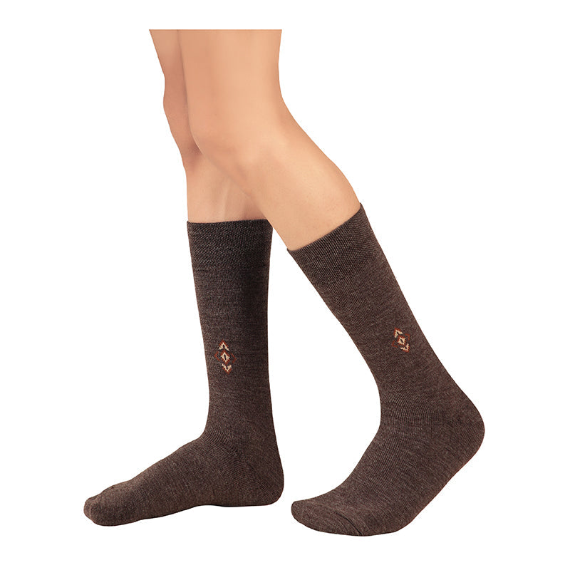 Bodycare Mens Solid Mid Calf Length Socks Pack Of 3