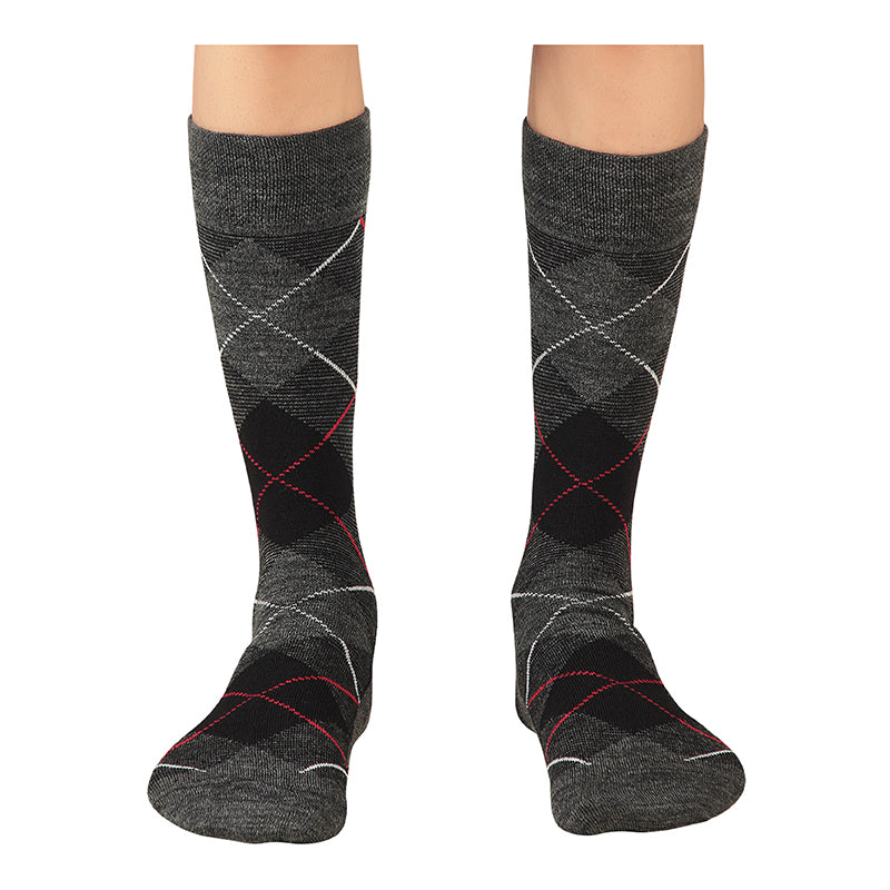 Bodycare Mens Solid Mid Calf Length Socks Pack Of 3