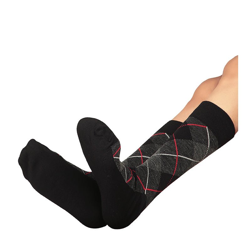 Bodycare Mens Solid Mid Calf Length Socks Pack Of 3