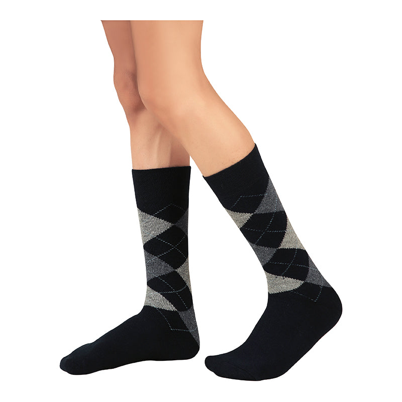 Bodycare Mens Solid Mid Calf Length Socks Pack Of 3