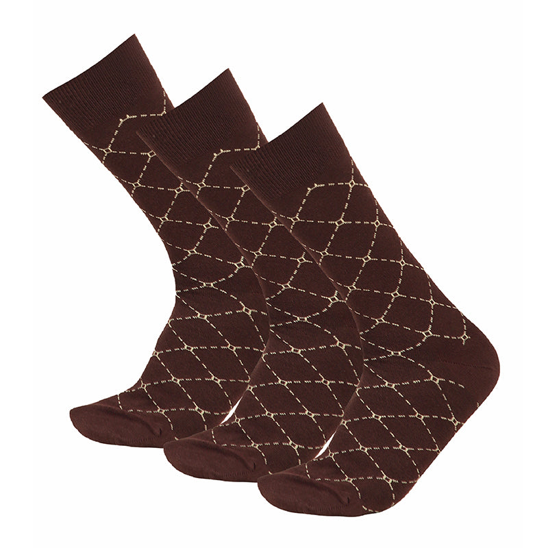 Bodycare Mens Solid Mid Calf Length Socks Pack Of 3