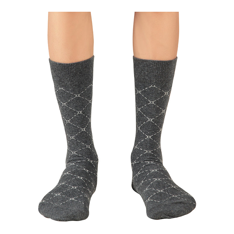 Bodycare Mens Solid Mid Calf Length Socks Pack Of 3