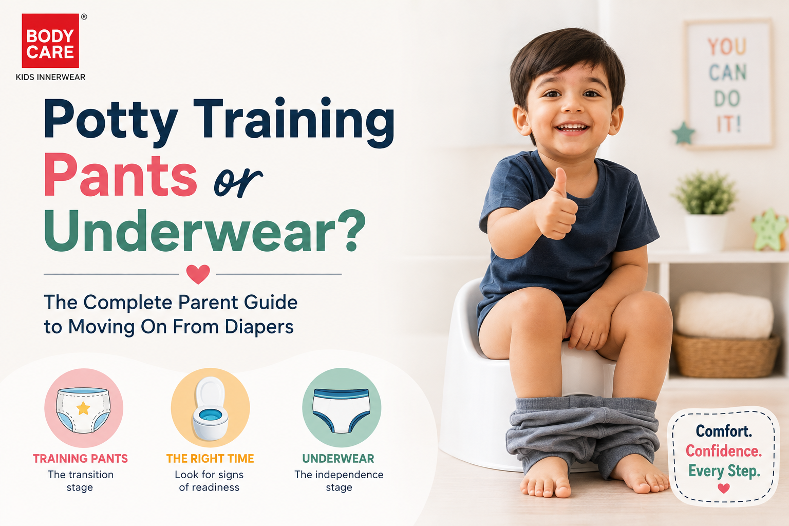 Potty Training Pants or Underwear? The Complete Parent Guide to Moving On From Diapers