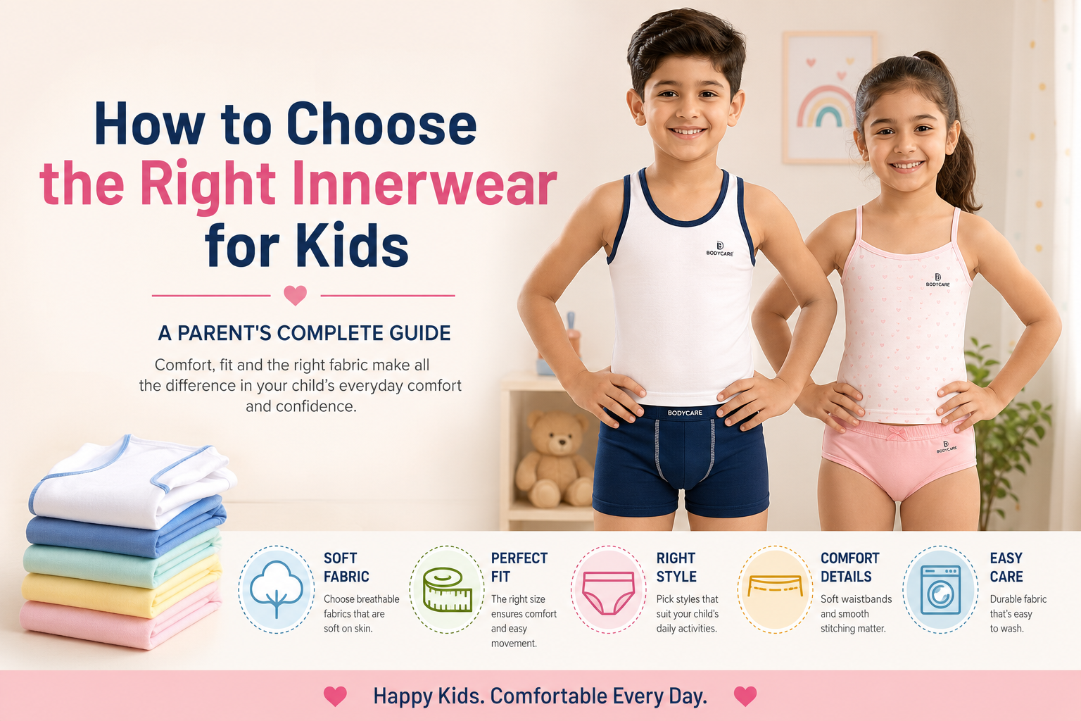 How to Choose the Right Innerwear for Kids: A Parent's Complete Guide