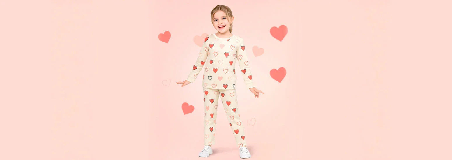 Baby wearing warm winter nightwear, showcasing essential clothing for a baby’s first winter