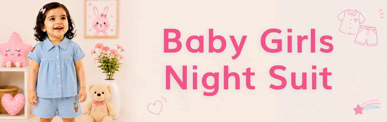 Baby Girls Night Suits