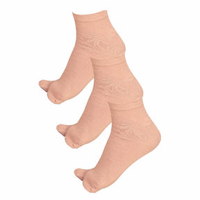Women Cotton Spandex Socks Stretch Pack of 3 - Bodycare