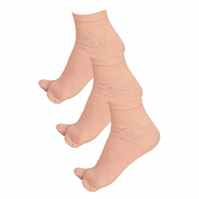 Women Cotton Spandex Socks Stretch Pack of 3 - Bodycare