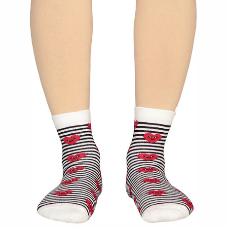 Bodycare Womens Mid Calf Printed Socks Pack Of 2