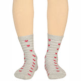 Bodycare Womens Mid Calf Printed Socks Pack Of 2