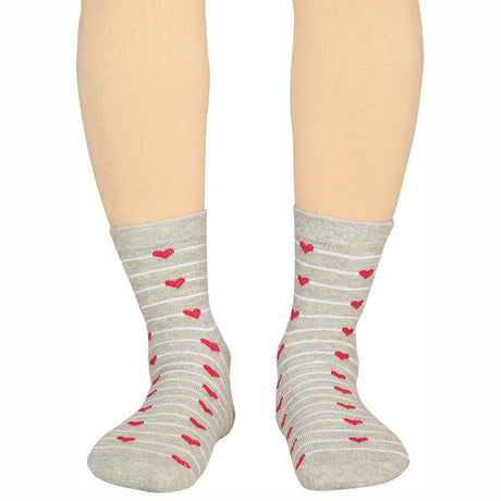 Bodycare Womens Mid Calf Printed Socks Pack Of 2