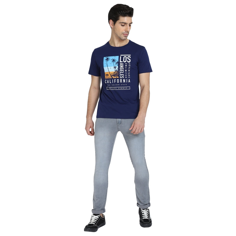 DYCA Men Tshirt Round Neck Half Sleeves Solid Pack Of 2