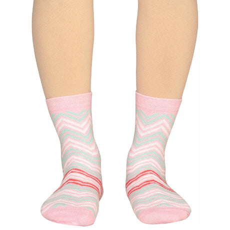 Bodycare Womens Mid Calf Printed Socks Pack Of 2